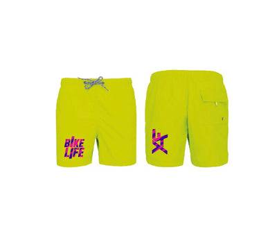 Short de bain - Bikelife Yellow Fluo 2024